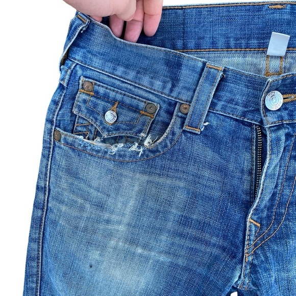 Vintage True Religion Jeans Size 29 SLIM Blue - Picture 9 of 9